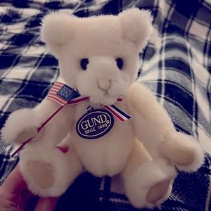 Gund collectors classic vintage patriotic, Fourth of July, teddy bear
